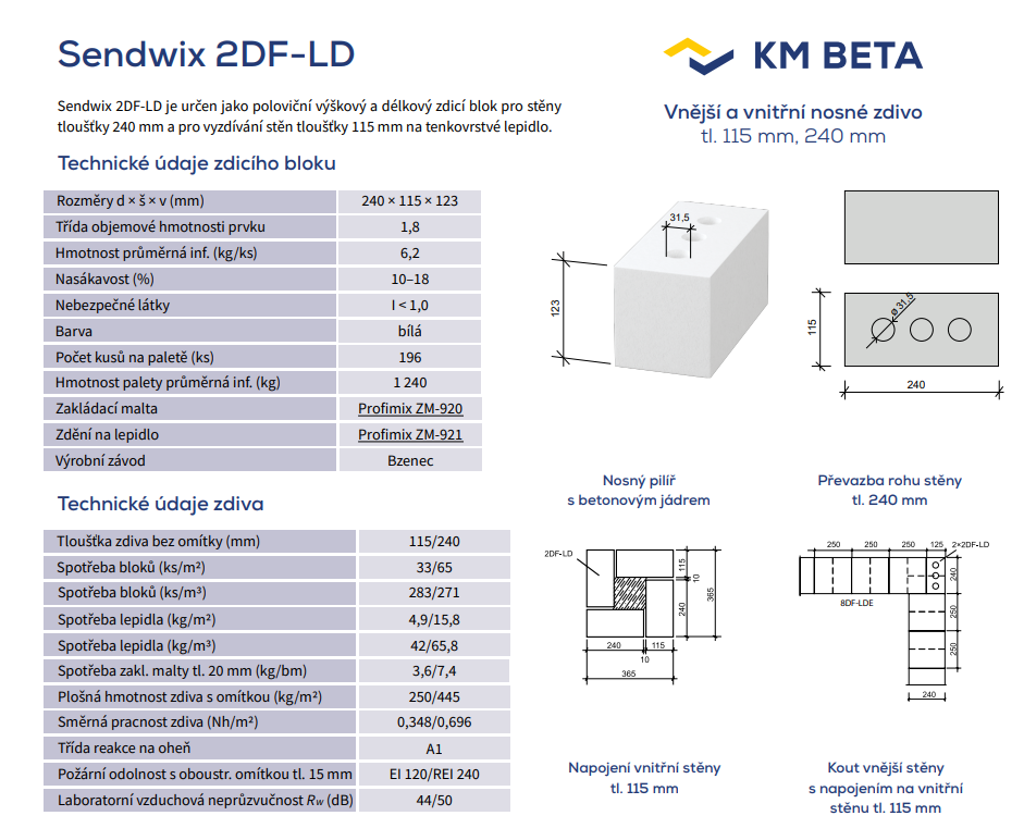 KMBETA Sendwix 2DF-LD 240x115x123 mm - 2