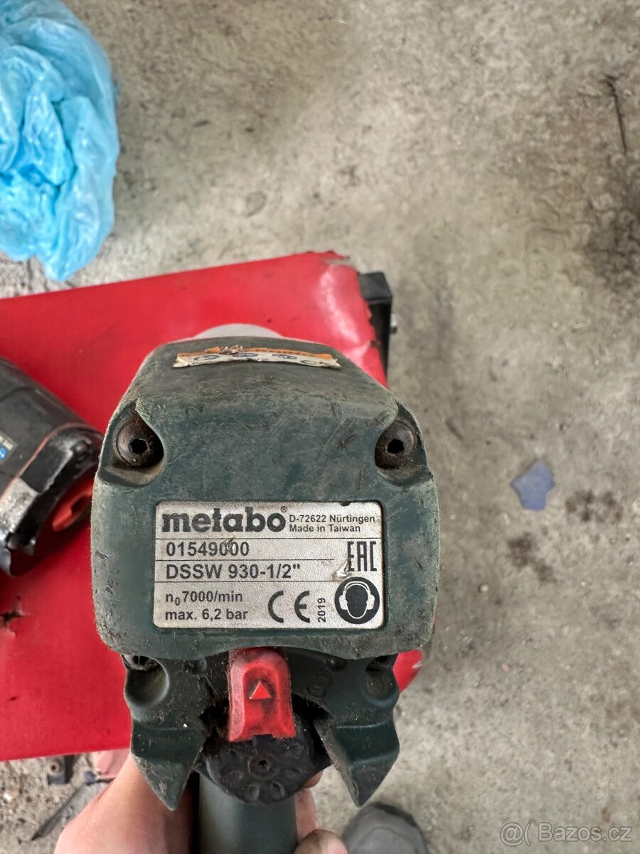 Rázový utahovák metabo + extol - 2