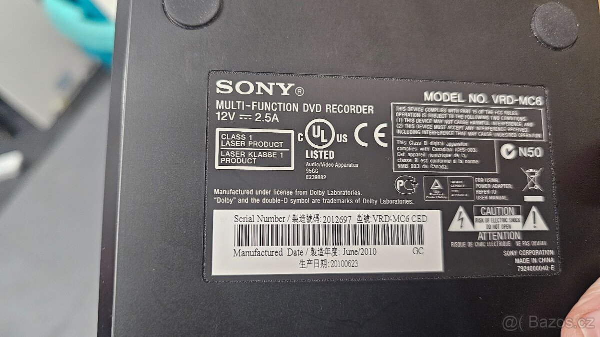 SONY DVD RECORDER VRD-MC6 - 2