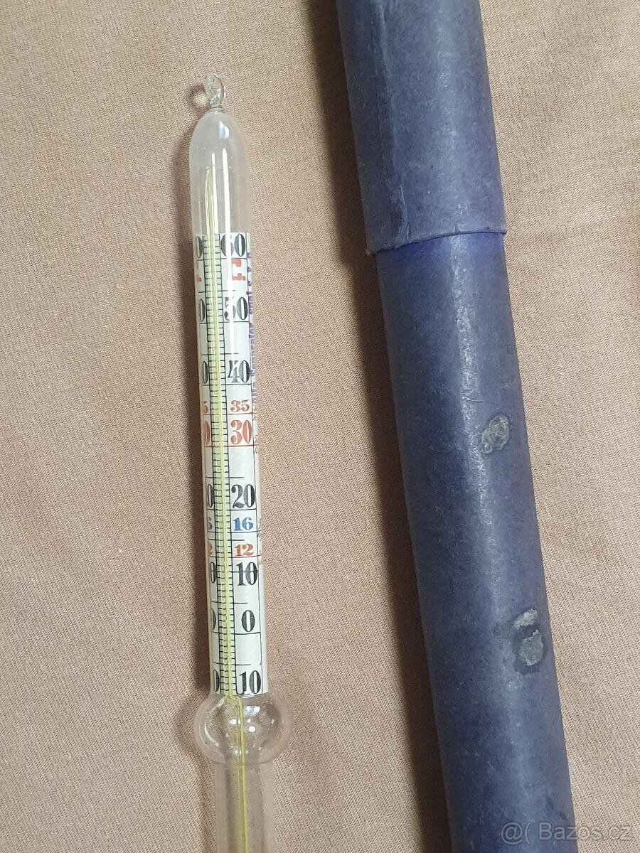 Starožitný mlékárenský teploměr - 2