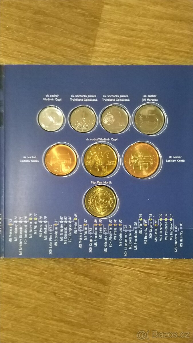 Sada mincí MS v ledním hokeji 2004 - 2