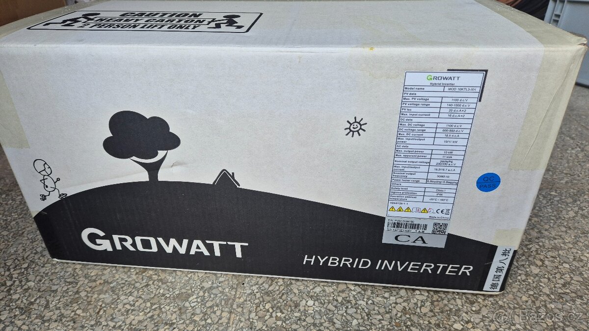 Hybridní Střídač Growatt MOD 10KTL3-XH - 2