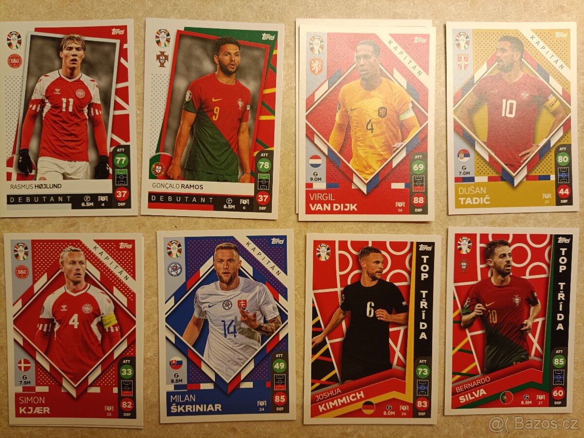 Karty Lidl fotbal EURO 2024 + Kaufland hokej - 2