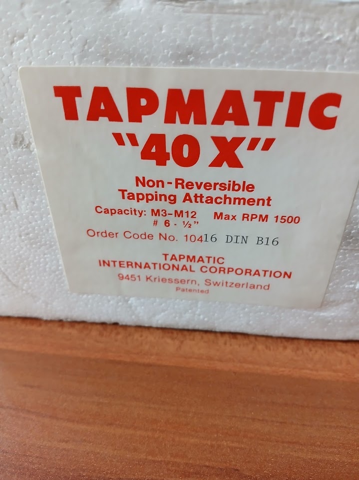 Zavitorezná hlava TAPMATIC 40X - 2