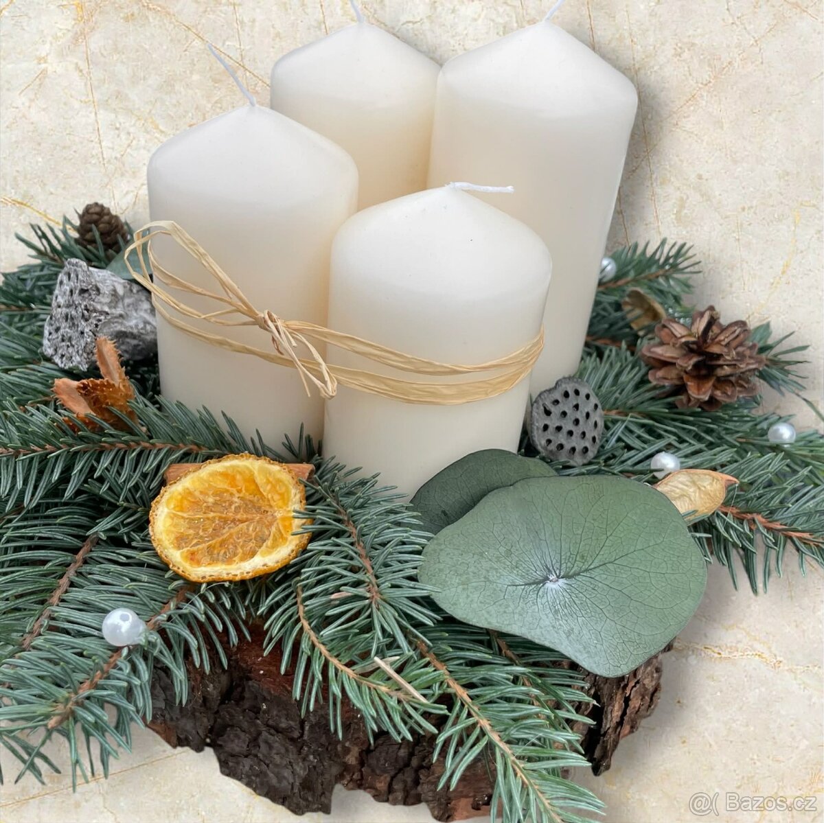 Adventní dekorace, věnce a svícny - 2