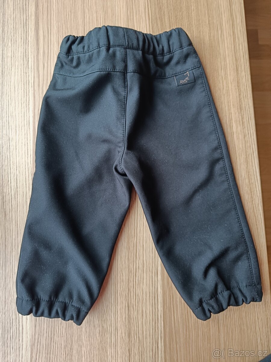 Zateplené softshellové kalhoty zn. Rysa - 2