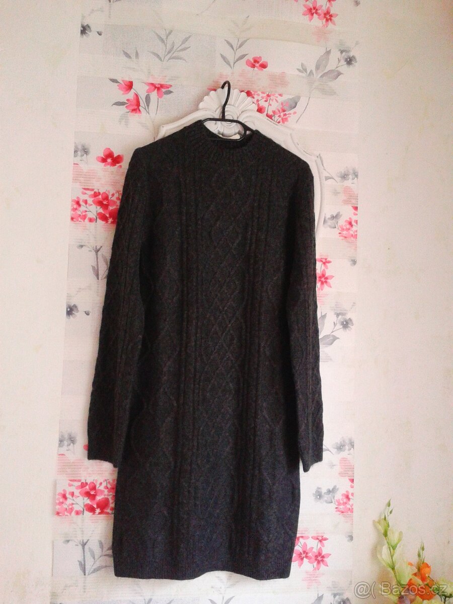 Teploučké pletené šaty 40/42 - 2