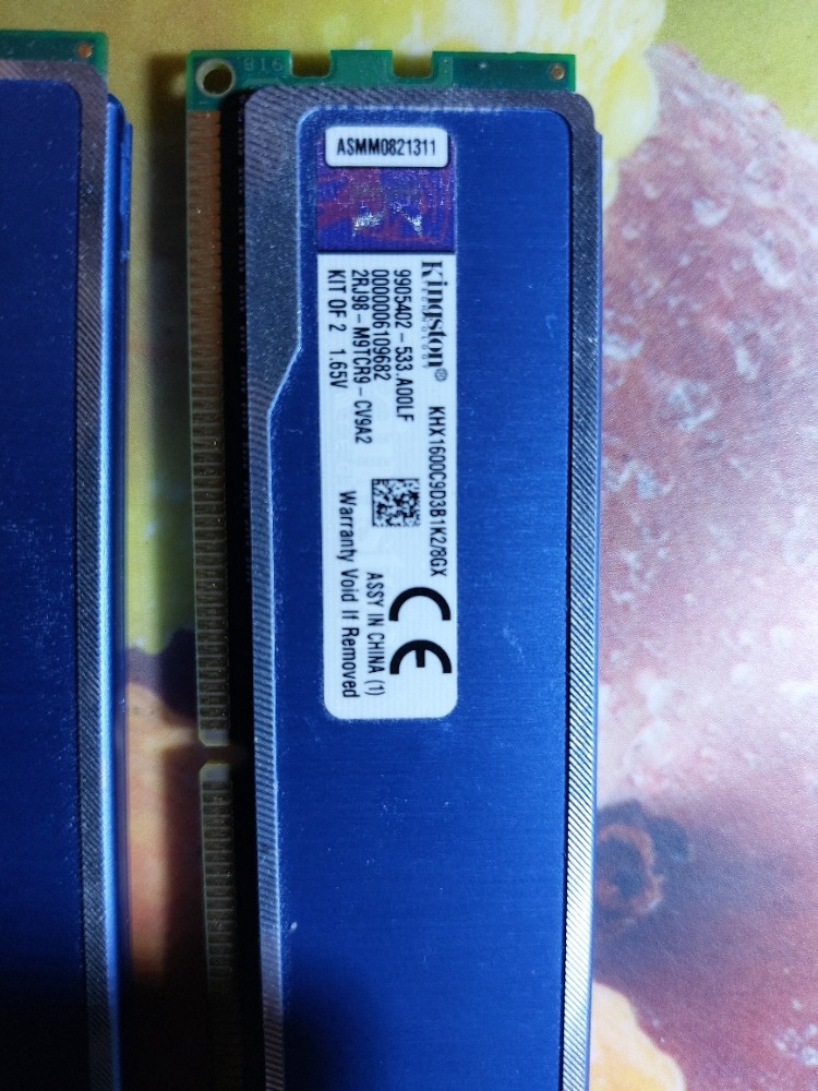 Kingston DDR3 2x8gb - 2