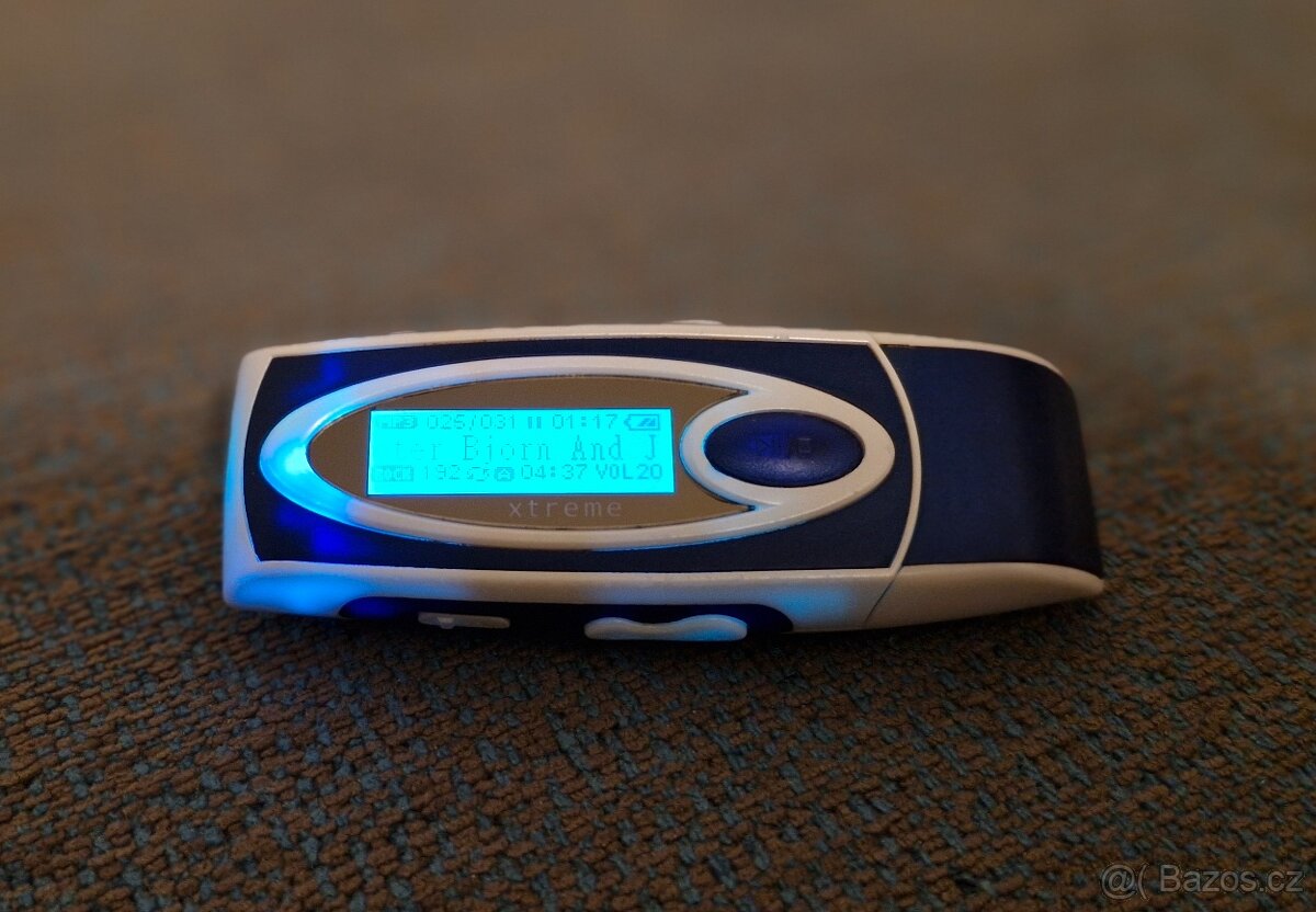 Mp3 přehrávač Xtreme 1GB - modrý (blue) - 2