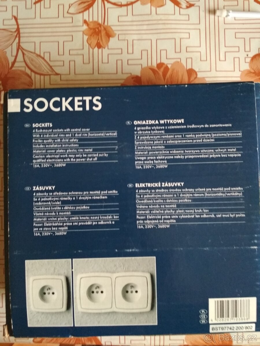 Zásuvky 4ks - 2