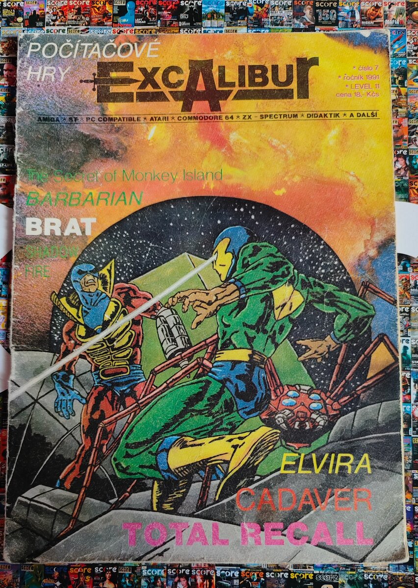 Herní časopisy EXCALIBUR, SCORE a LEVEL - 2
