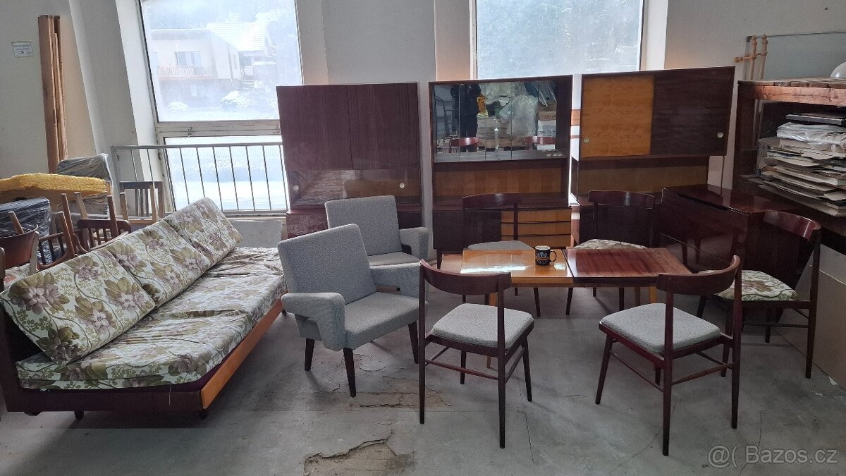Retro nábytek 60.léta-JITONA komplet - 2