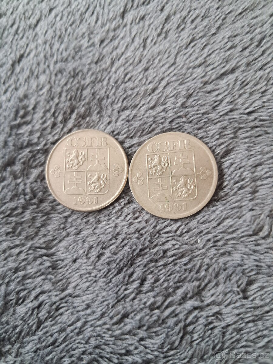 50 haléřů 1991 - 2