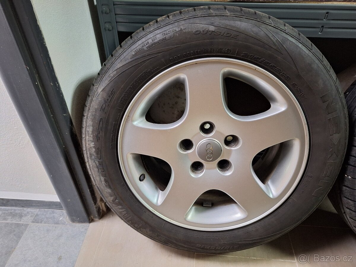 Alu kola 5x112 215/55r16 Letní - 2