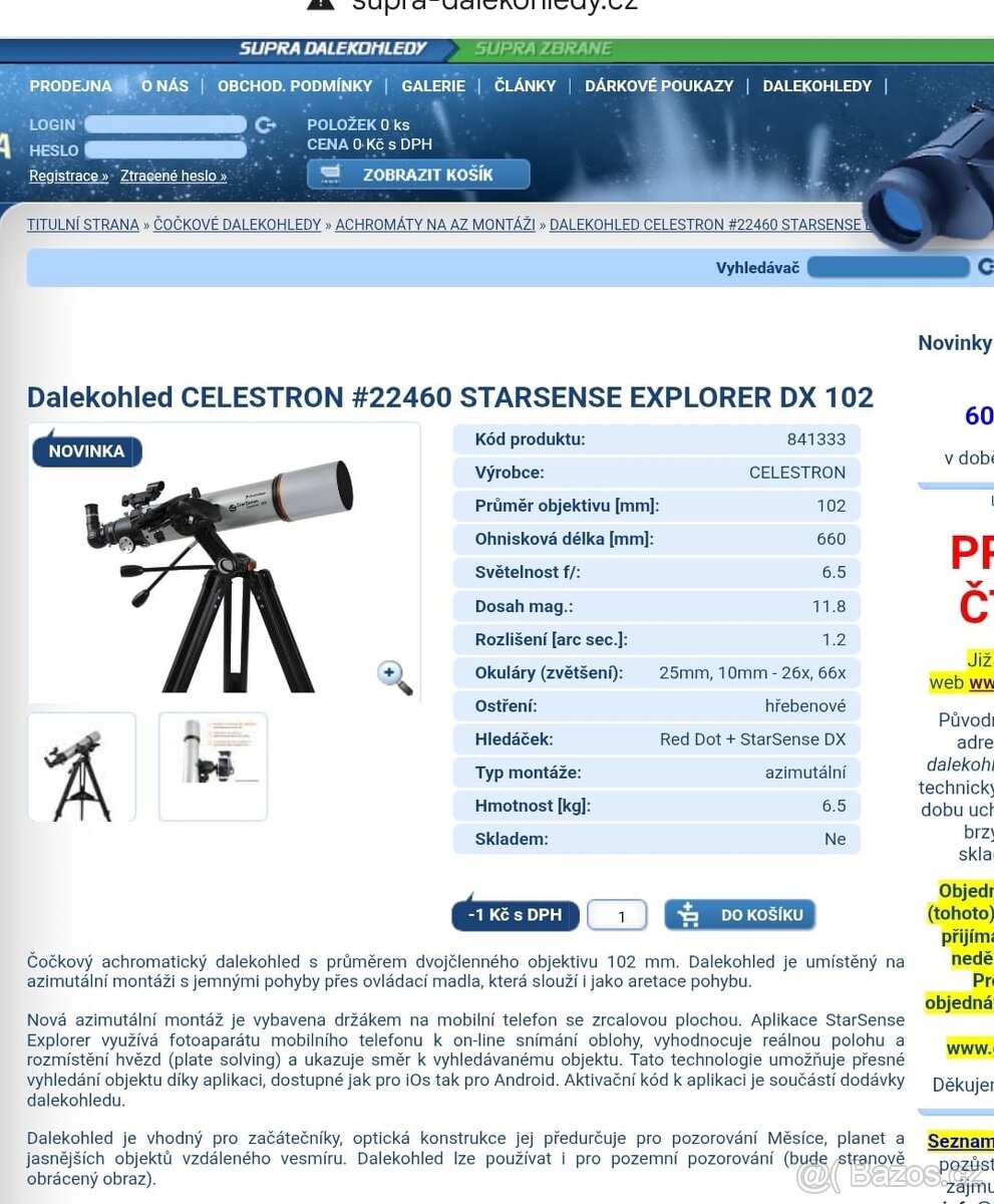 Hvězdářský dalekohled - 2
