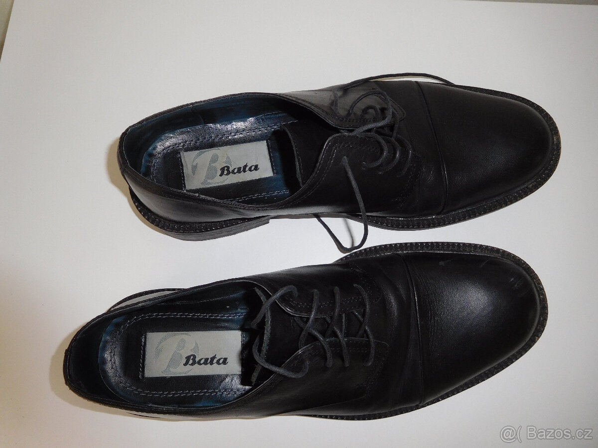 Pánské kožené společenské boty vel. 43 - 2