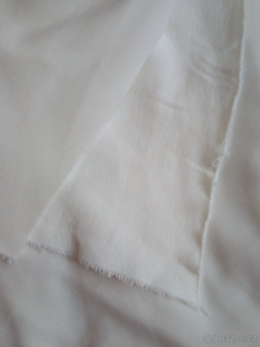 bavlněný úplet modro-bílý a čistě bílý,Kivik Ikea-náhradní p - 2