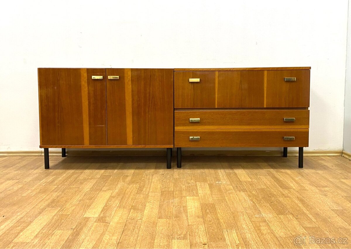 Retro komody Interiér 60. léta - 2