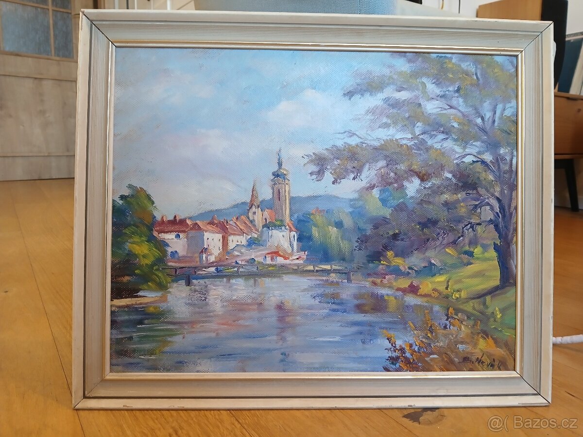 Zámek u řeky- Obraz - 2