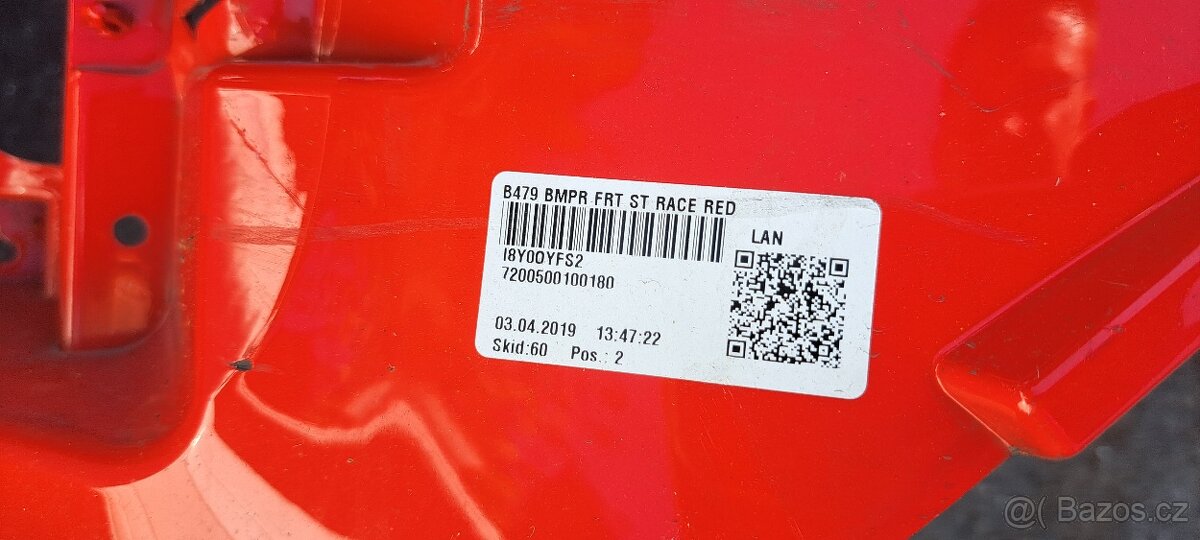 Predni naraznik ford fiesta st - 2