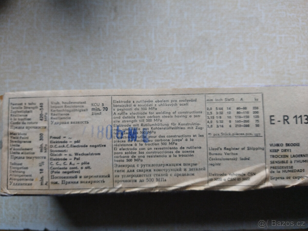 Svářecí elektrody E-R 113 - 2