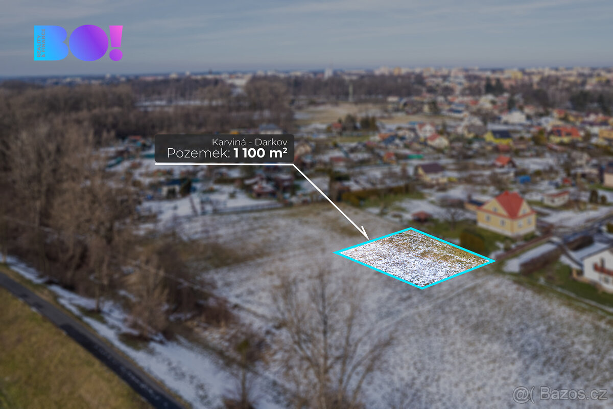 Karviná atraktivní stavební pozemek o celkové ploše 1100 m² - 2