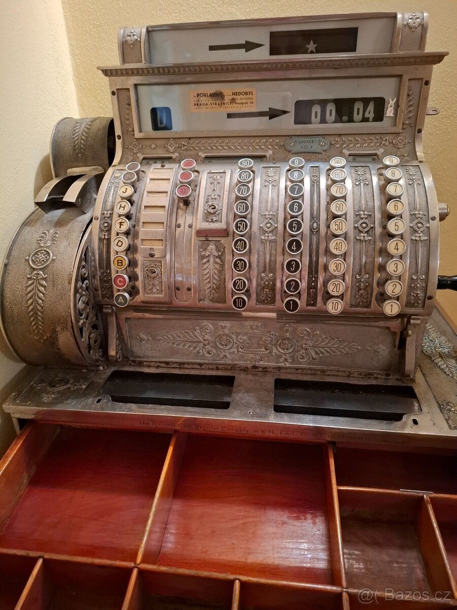 Historická pokladna National, funkční stav - 2