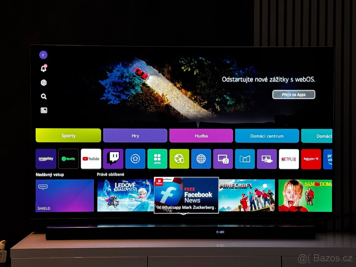 LG OLED65C22 – 65” OLED EVO – Perfektní stav – TOP obraz - 2
