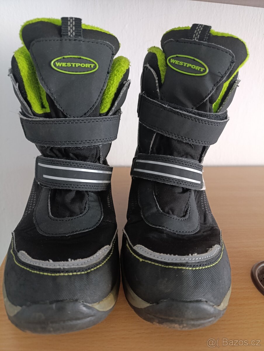 Chlapecké zimní boty Softshell vel. 38, - 2