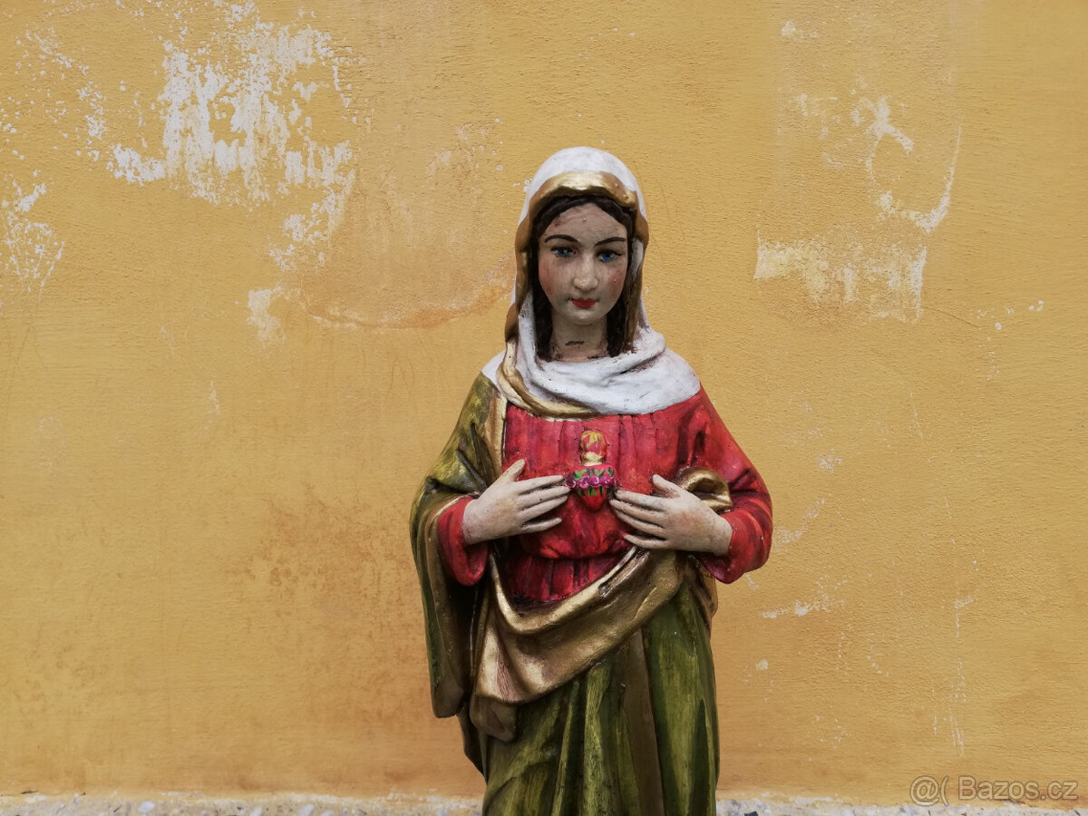 Panna Marie, madona,socha, velká soška 52 cm - 2