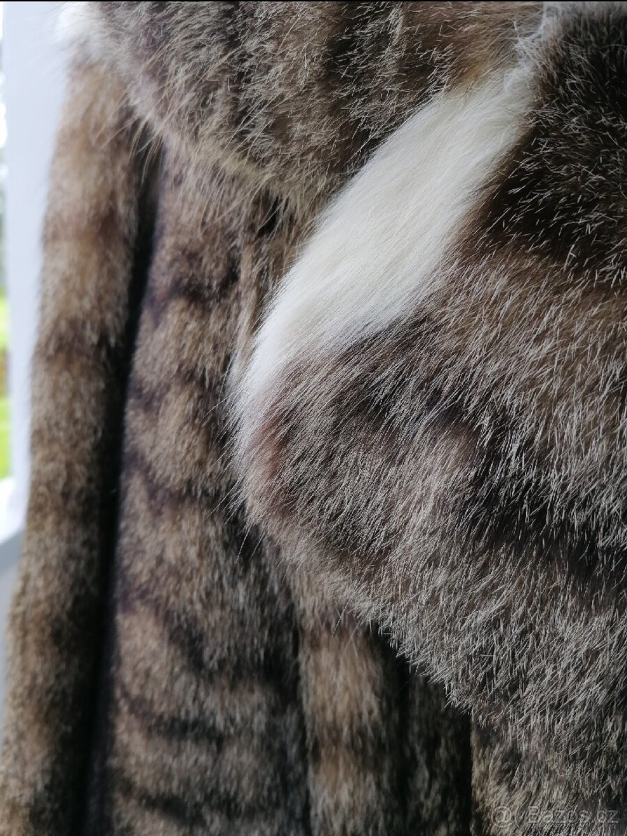 Dámský kabát z pravé kožešiny Rys - Lynx rufus BobCat - 2