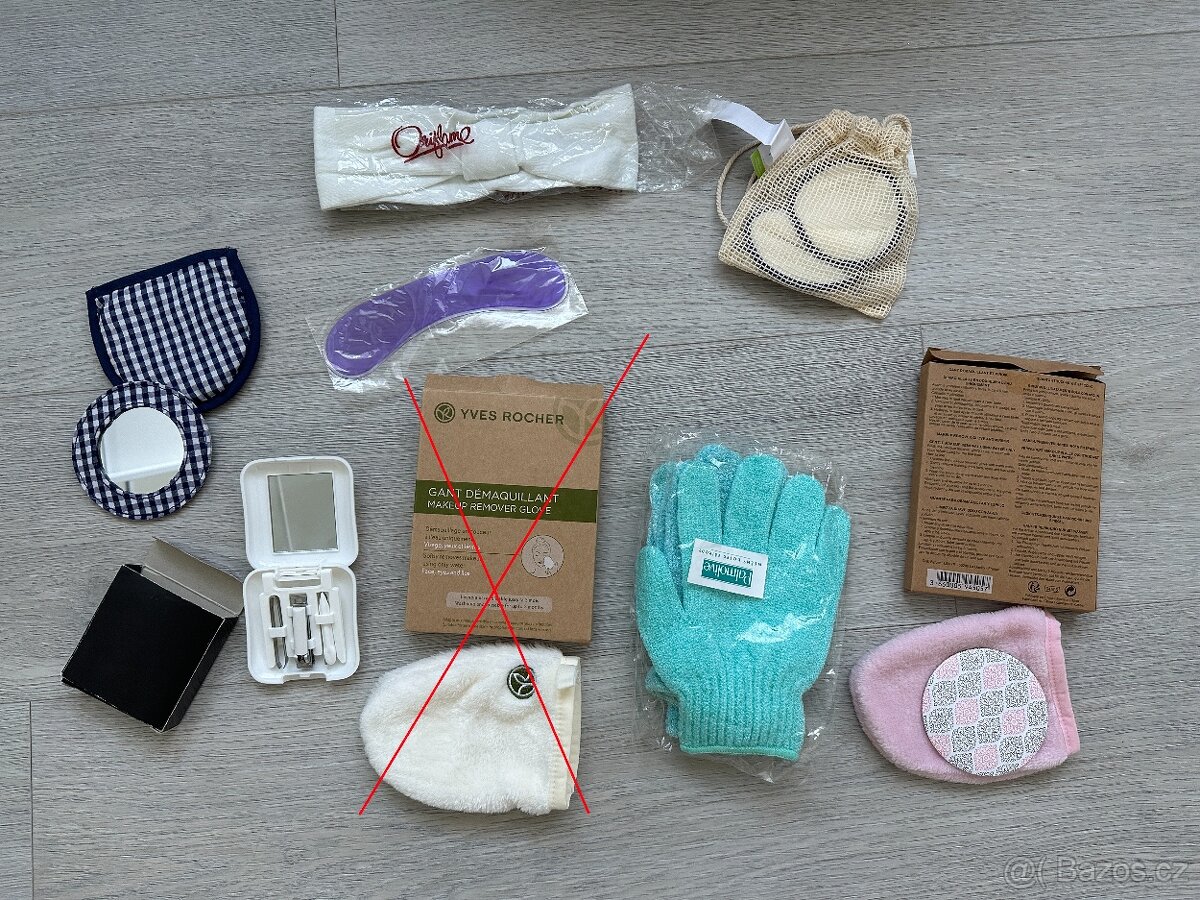 Kosmetická sada - rukavice, odličování, 8 ks - 2