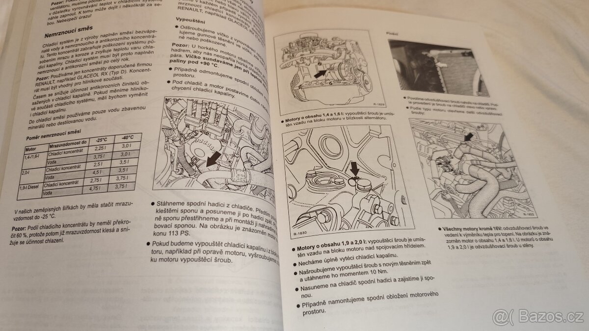 Renault Mégane 1 - příručka na opravy a údržbu - manuál - 2