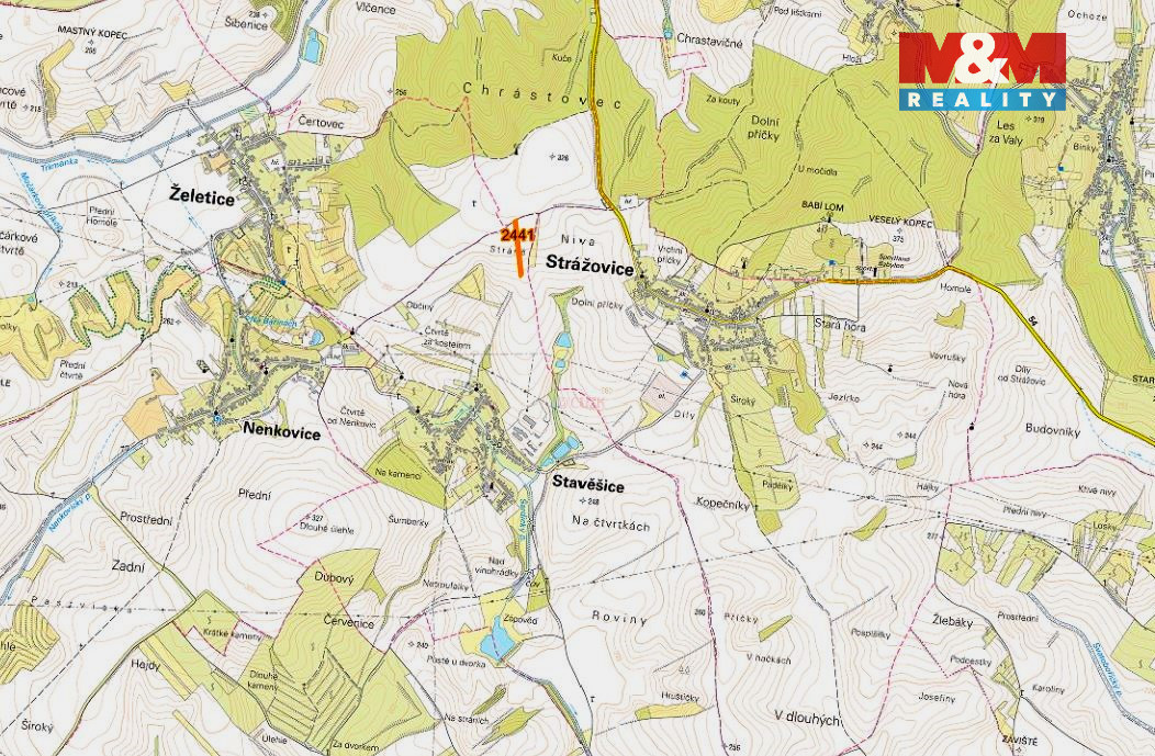 Prodej pole, 719 m², Stavěšice - 2