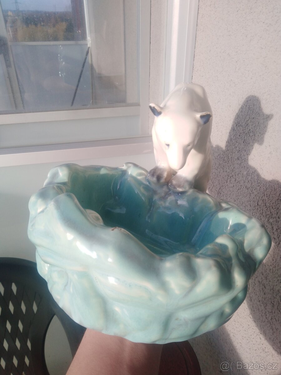 Popelník-cukřenka - Medvědice Nora pěkný STAV - 2