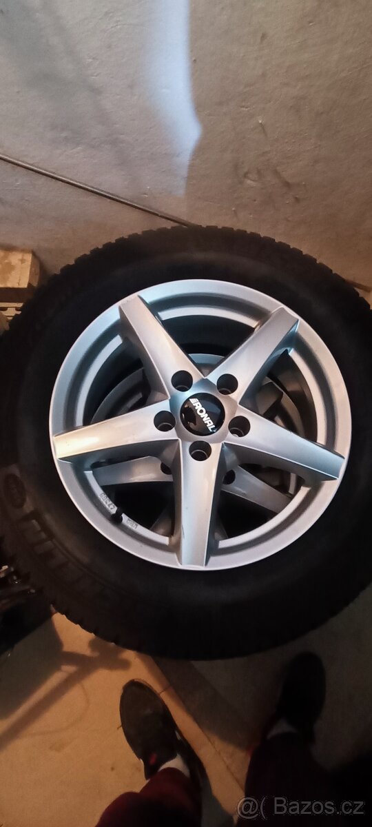 16" Alu kola 5x112 215/65/16 zimní 8mm - 2