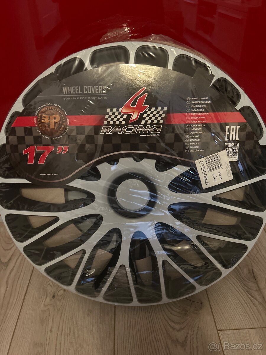 Poklice 17” nové, sada 4 ks - 2