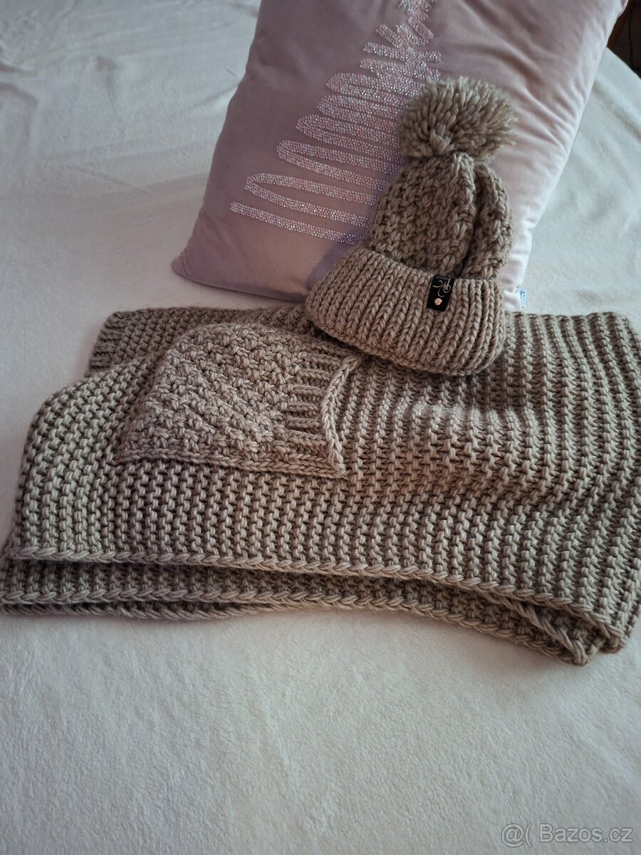 Čepice + Šála (NOVÉ) - 2