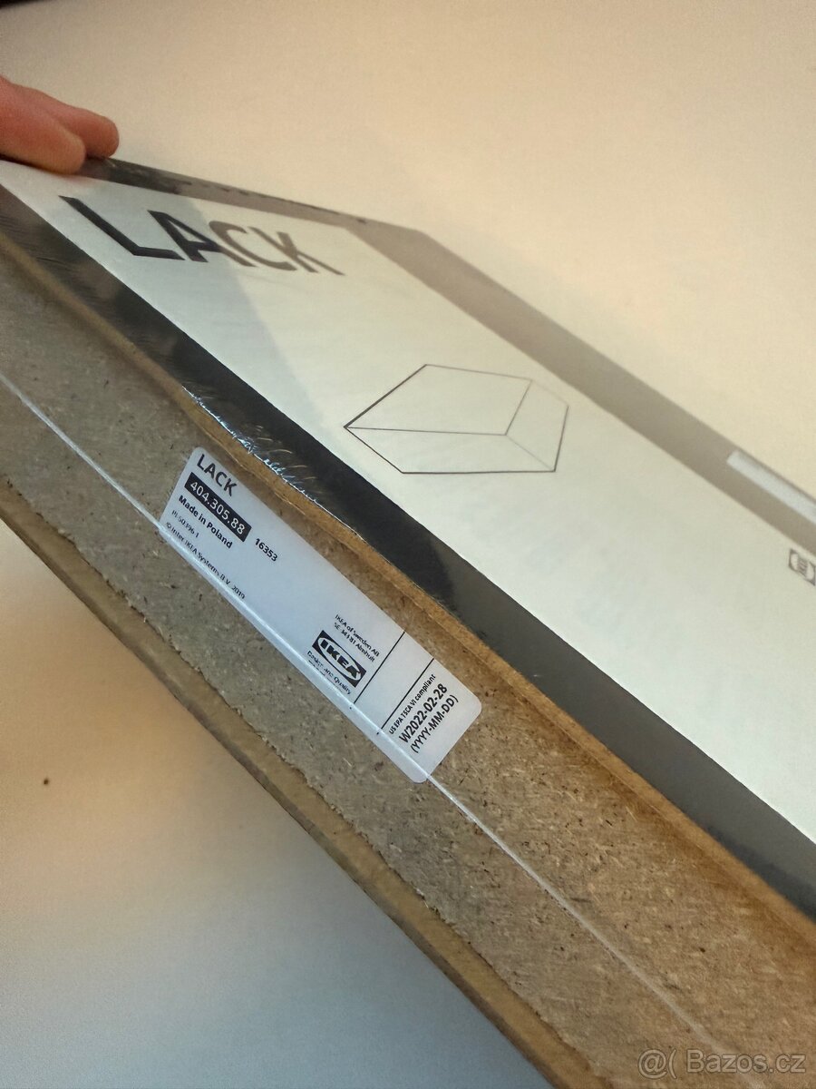 Police IKEA Lack černohnědá 30x26 - 2