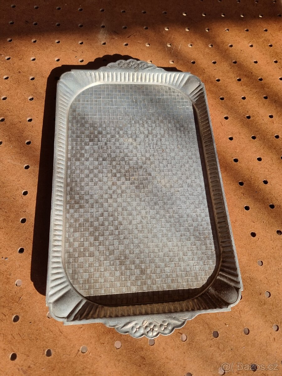 Retro hliníkový podnos - 2