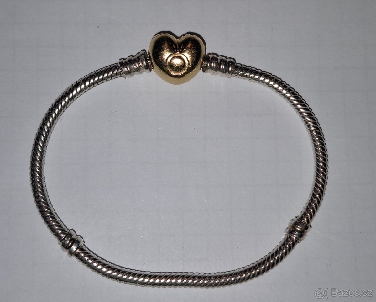 Pandora náramek se srdcem - 2