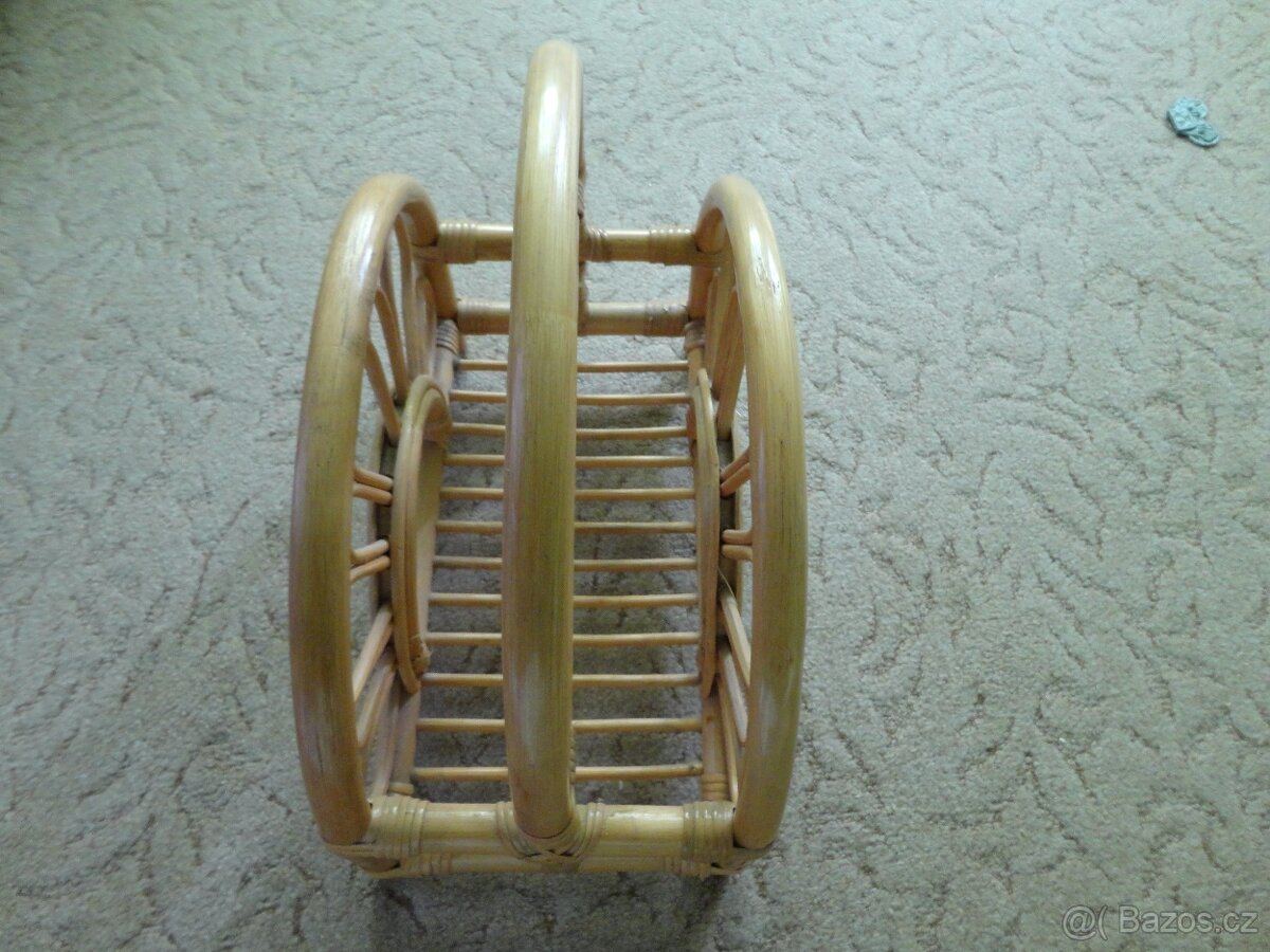 Bambusovy koš na lahve - 2