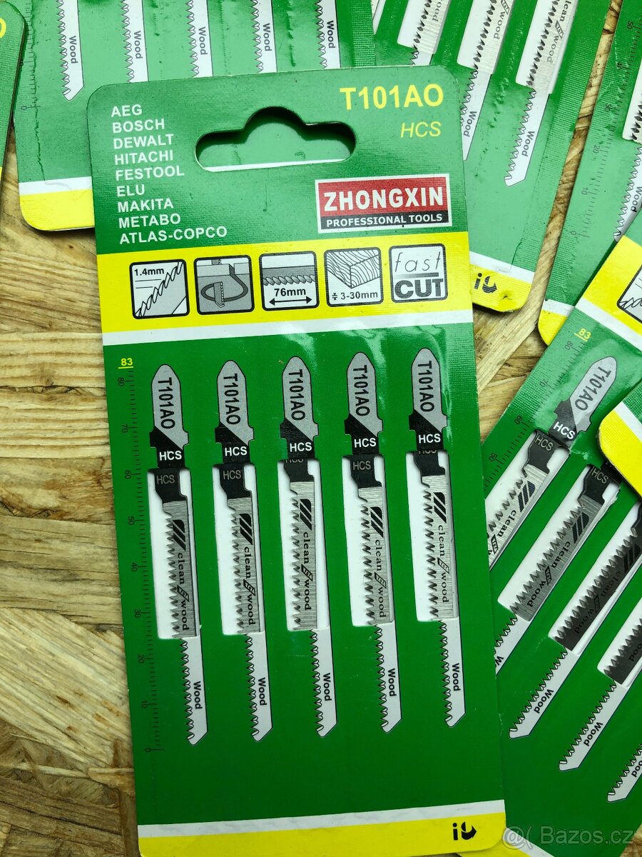 Plátky do přímočaré pily - 2