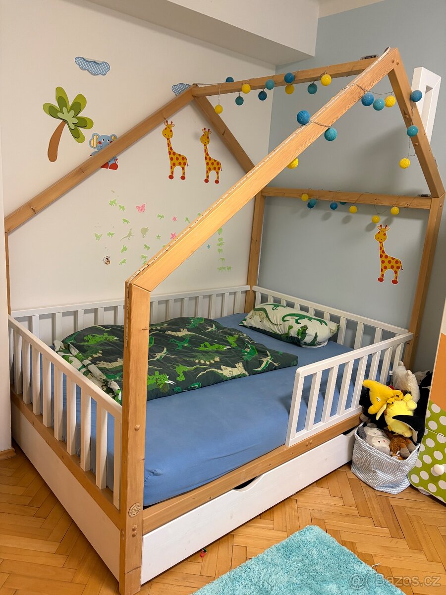 Domečková postel 140x200 - 2