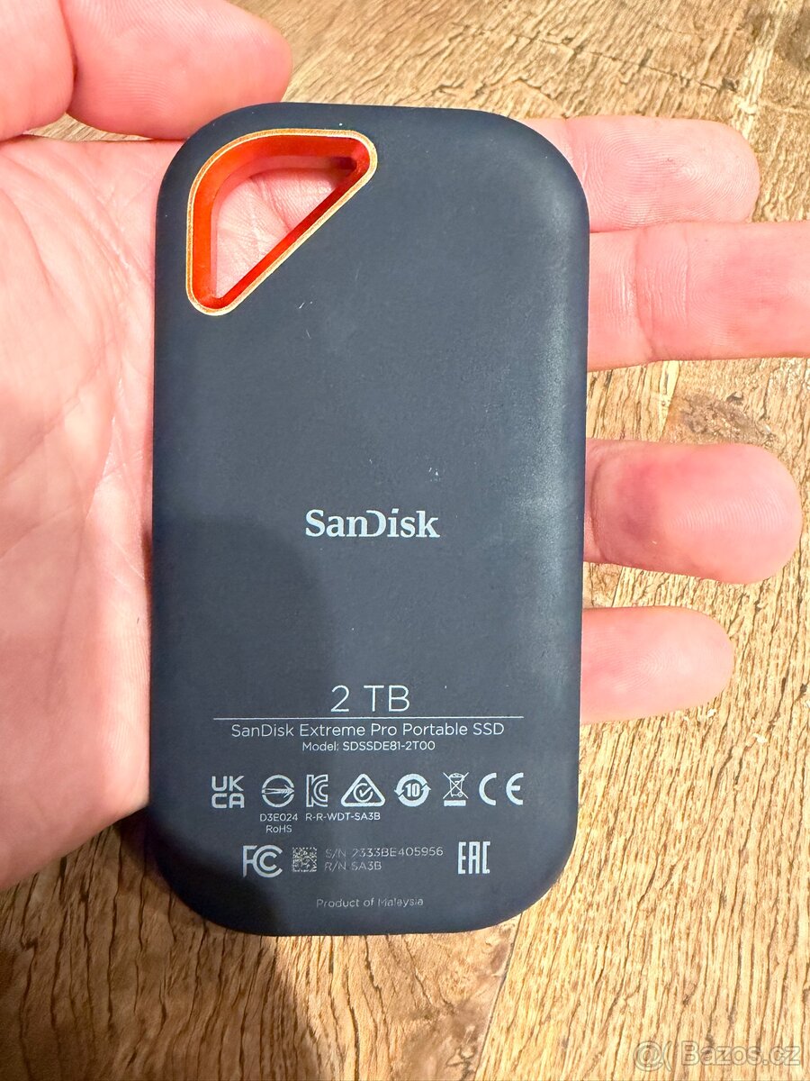 SanDisk Extreme Pro Portable SSD 2TB USB-C - 2