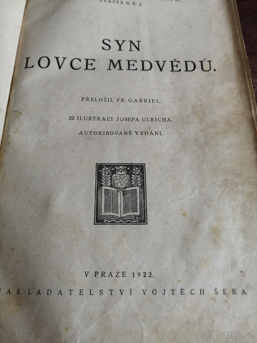 Syn lovce medvědů 1922 - 2