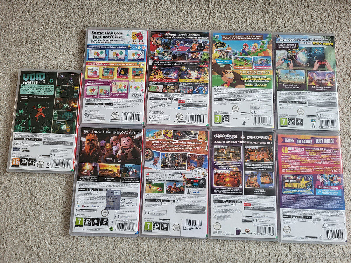 Switch hry v perfektním stavu - 2
