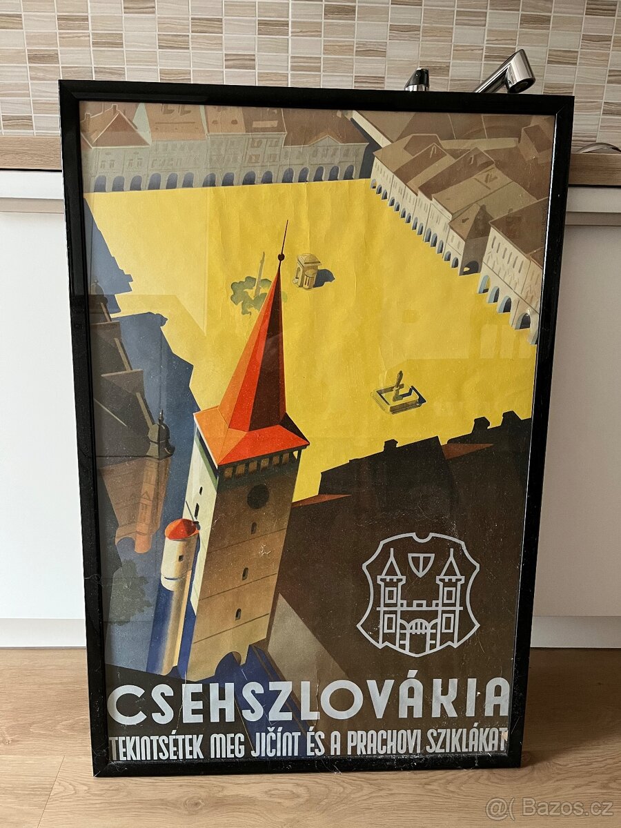 Starý reklamní plakát Art Deco - 2