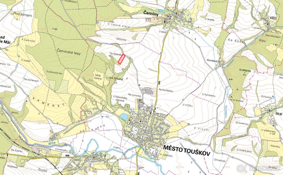 Zemědělská půda, prodej, Město Touškov, Plzeň sever - 2