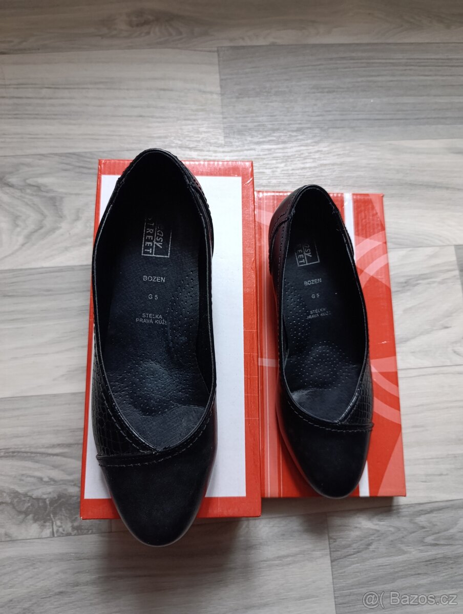 Lodičky v černé barvě - 2